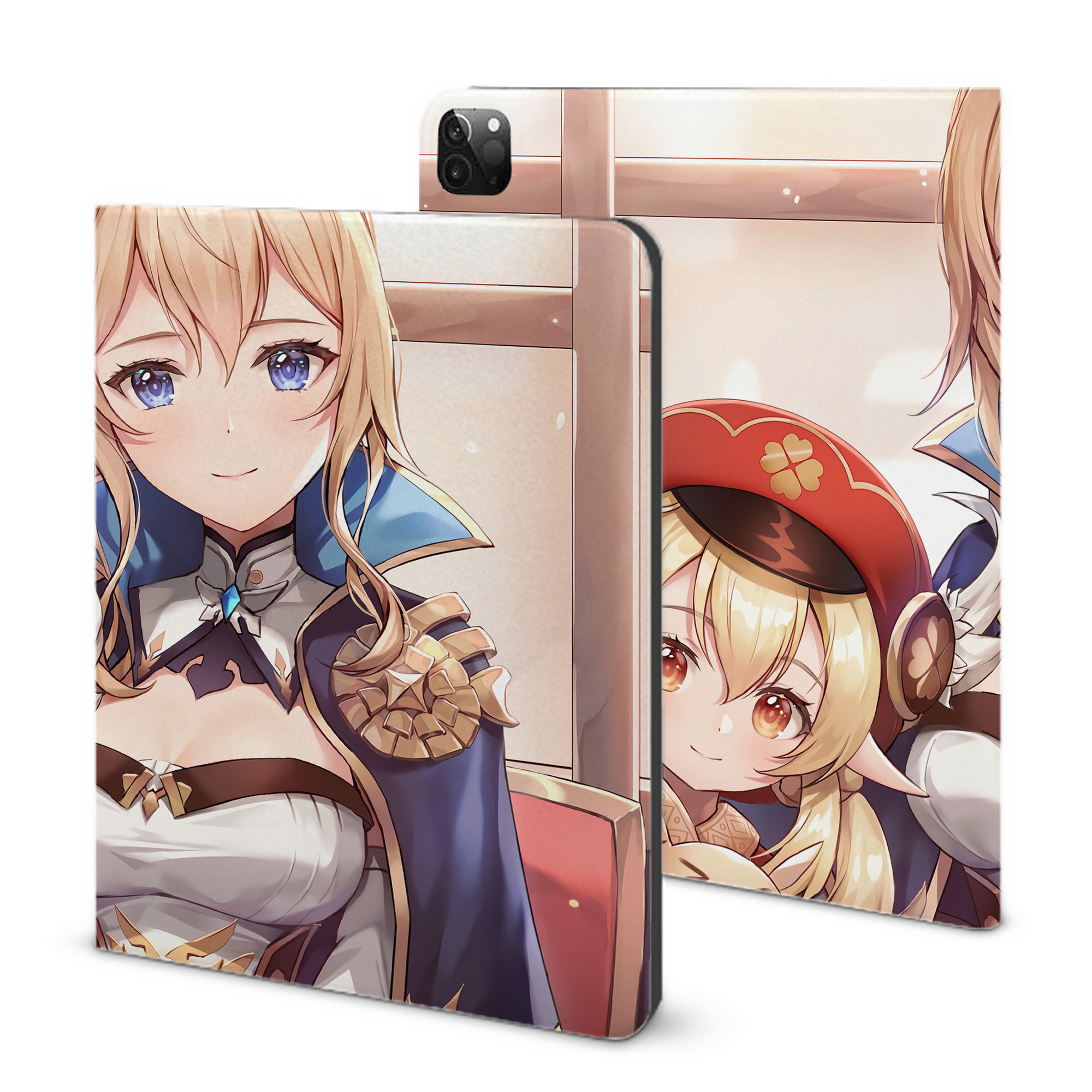 げんし神 genshin IPadケース ペンホルダー付き ブックスタイルデザイン
